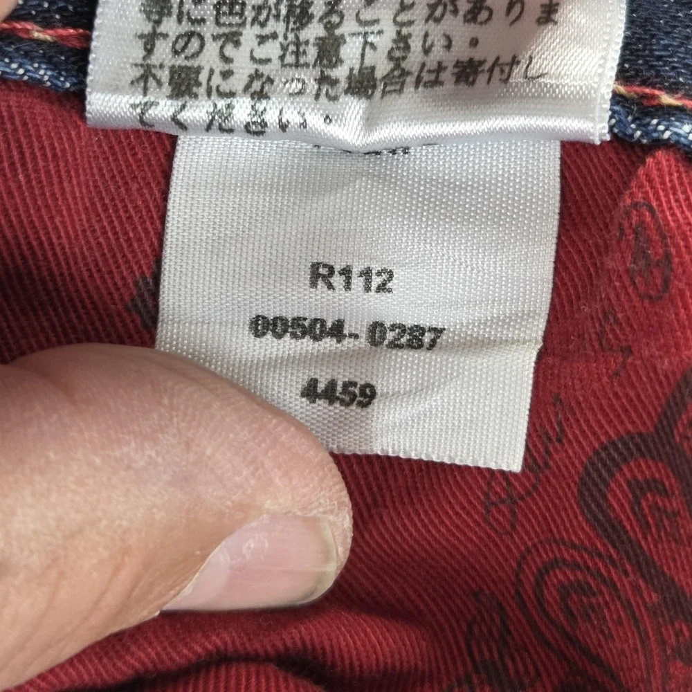 Levis 504 Jeans Mens Blue Straight Regular Red Label Fit Zip Fly Fits 36x30